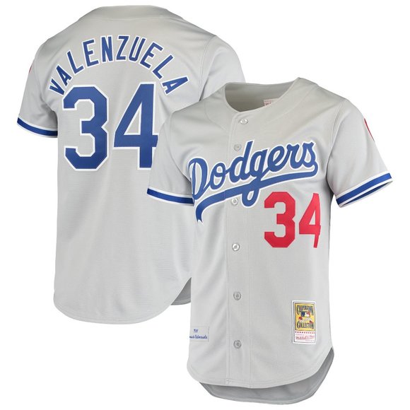 Mitchell & Ness Fernando Valenzuela Los Angeles Dodgers 1981 Authentic Jersey - Picture 6 of 10
